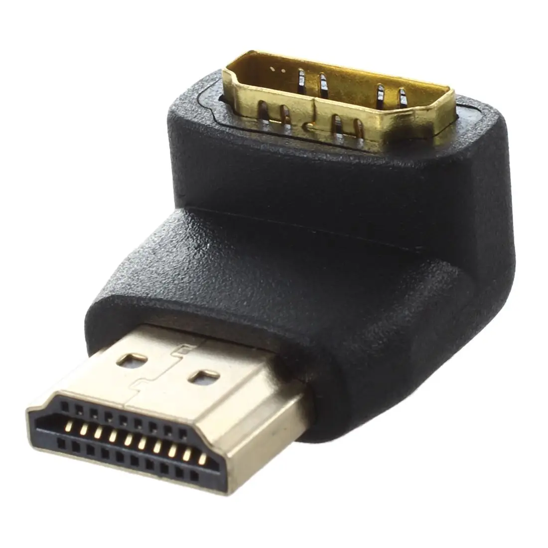 Три (3) в упаковке HDMI 90 градусов/угловые разъемы/адаптеры