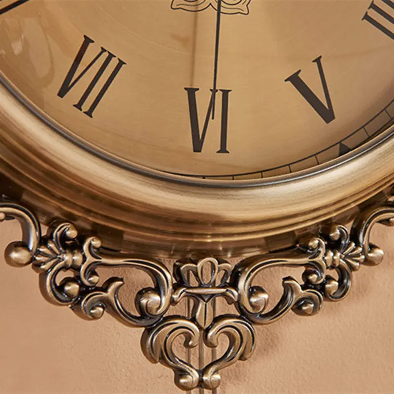 MDC 5316 цинковый сплав ретро настенные часы элегантный антикварный Кулон Ретро Европейский кварц Pendule часы свадебные подарки украшение дома