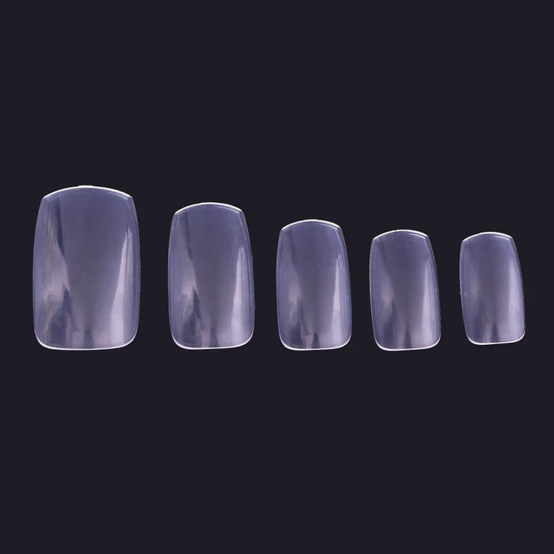100 Pcs/Box False Nails With Case Practice Polish Gel Artificial Fake Tips Salon DIY Nail Art OA66 | Красота и здоровье