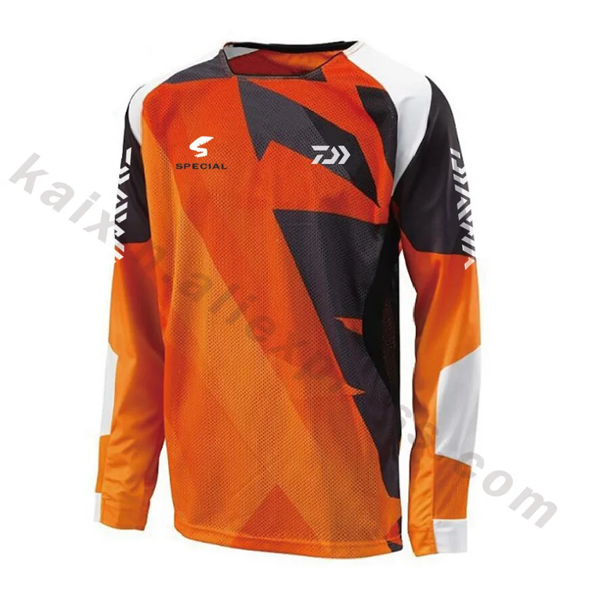 Plus Velvet Winter Daiwa Dawa Men Fishing Shirt Breathable Hygroscopicity Keep Warm Anti-UV Fishing Clothing XS-5XL Jacket