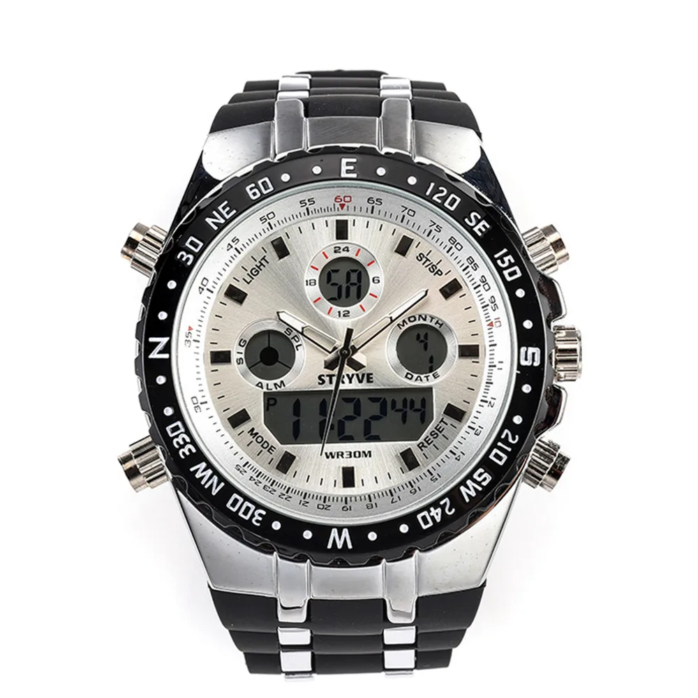 

Women Watches Top Brand Luxury Sport Quartz Wrist Watch Military Waterproof LED Digital Watches Men Quartz Wristwatch Clock Male