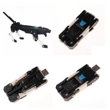 Флэш-накопитель 32 Гб 64 Гб памяти Usb 3,0 креативный флеш-накопитель Робо-пес на Memory Stick подарок натуральный мех Ёмкость с героями мультфильмов флэш-накопитель 2 ТБ 1 ТБ