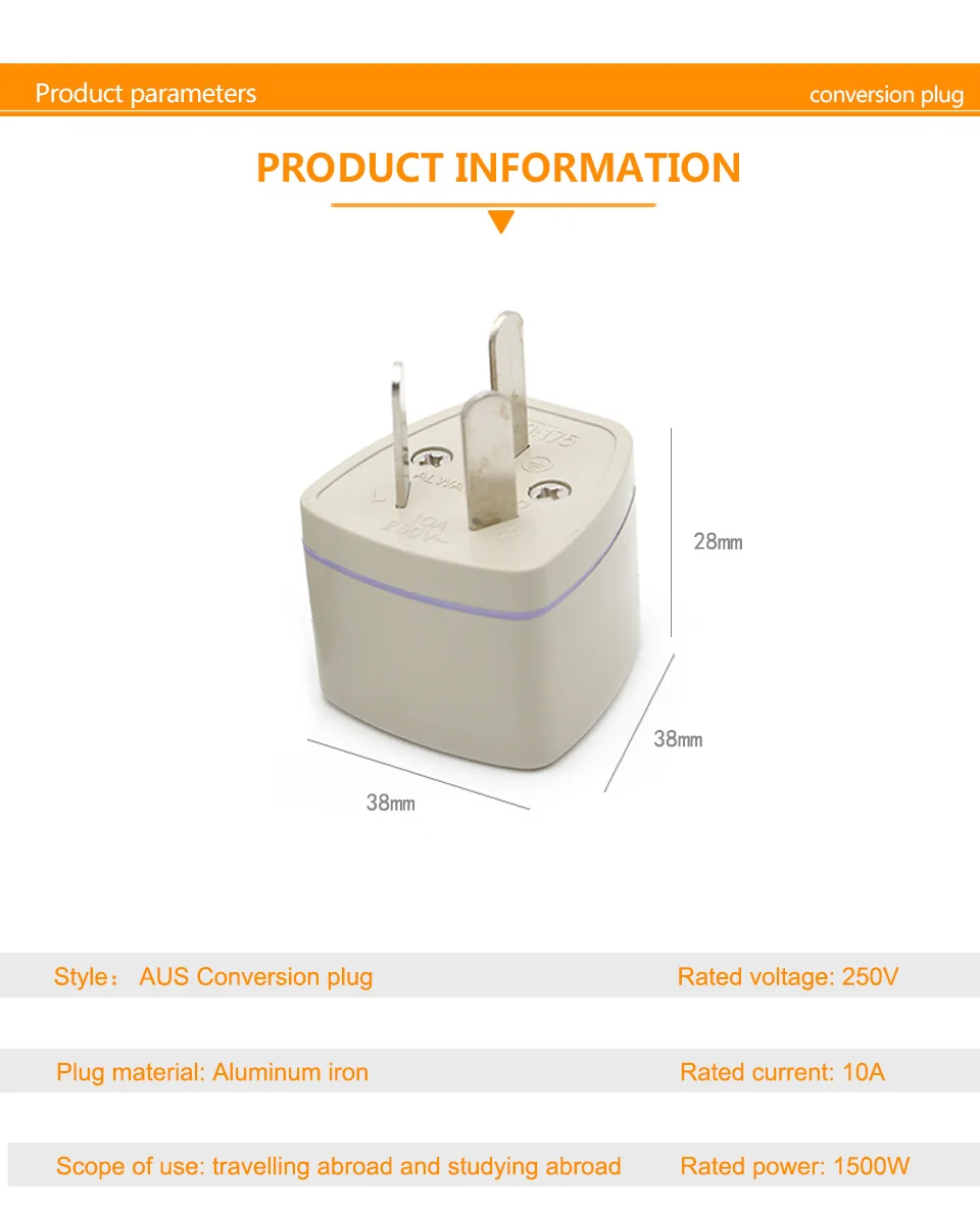 Multifunction AUS Travel Conversion Socket To The Australia New Zealand Transform Plugs Adapter travel Abroad Gadgets (11)