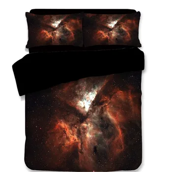 

Home Textile 3D Printing Stars Bedclothes Universe Pattern Galaxy Bed Pillowcase Duvet Cover Bed Cover Bedding Sets
