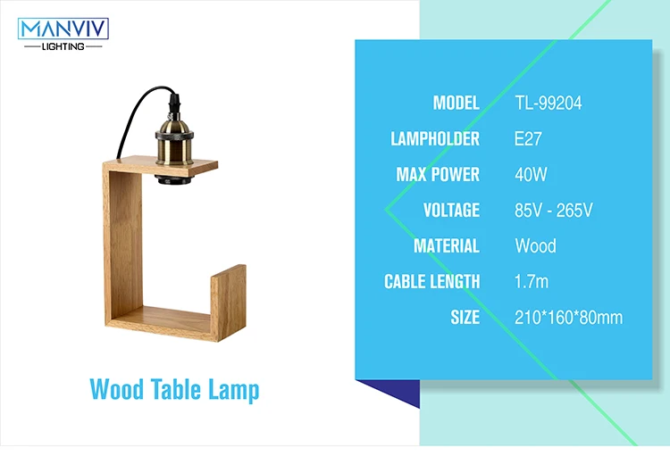 Современная настольная лампа деревянная настольная лампа книжный светильник s Настольный ночной Светильник E27 держатель Мини Ретро прикроватная лампа для спальни Макс 40 Вт ЕС вилка