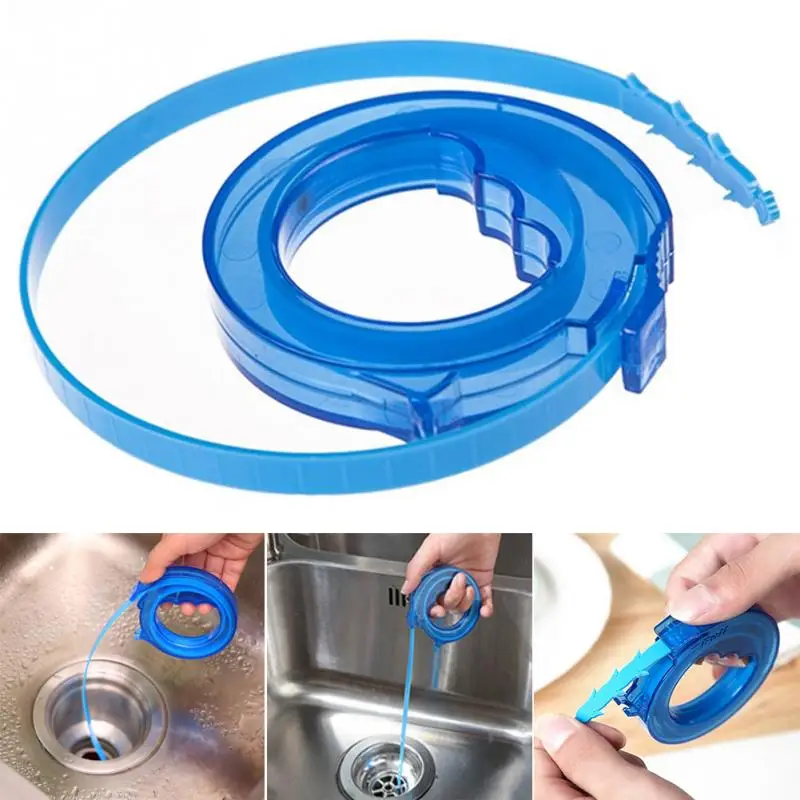 Stretchable Pipe Cleaner Home Cleaning Brushes Tools Accessories Hair