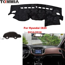 TOMMIA приборной панели крышки тире коврик для автомобиля от Солнца Анти-УФ покрытие для приборной панели коврик для приборной панели автомобиля для hyundai IX25