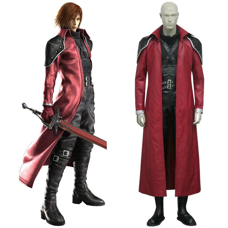 Final Fantasy VII генезис рапсодос Делюкс косплей форма костюм полный набор Мужские костюмы на Хэллоуин на заказ