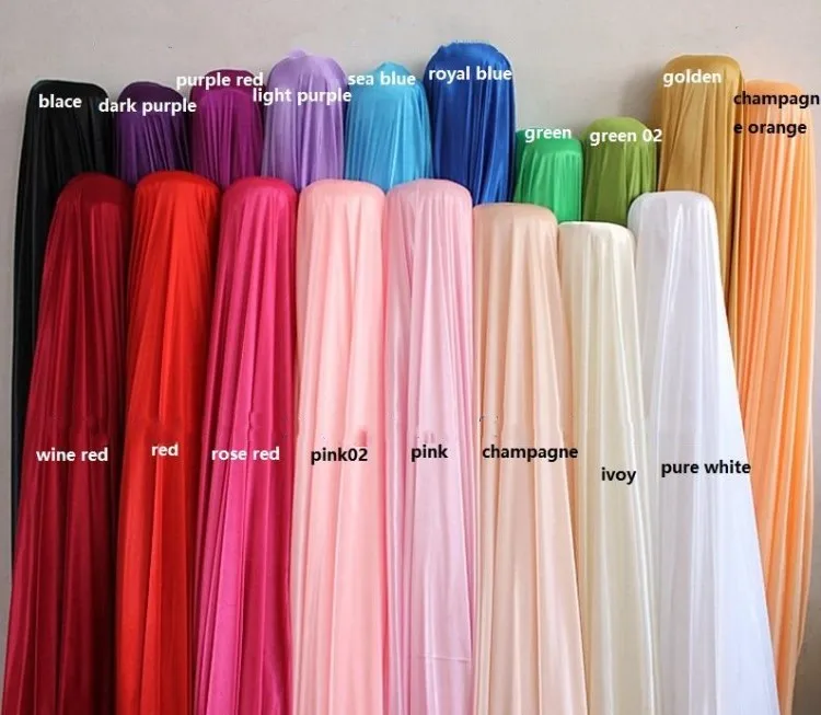 70 meter/lots Preal Ice Silk Fabric Wedding Party Stage Backdrop ...