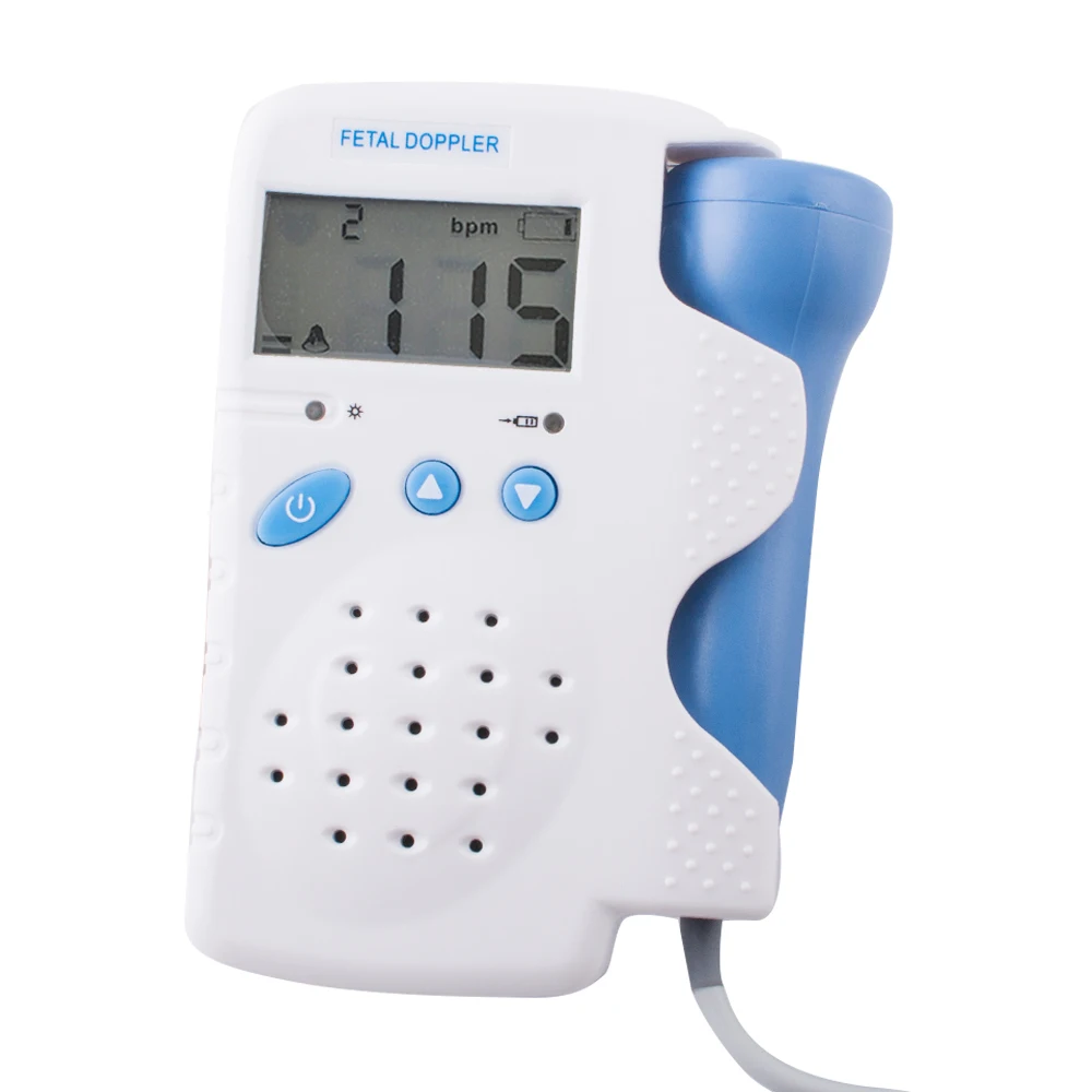 

Fetal Doppler 3MHz Color LCD Back Light & Heart Beat Waveform FREE SHIPPING