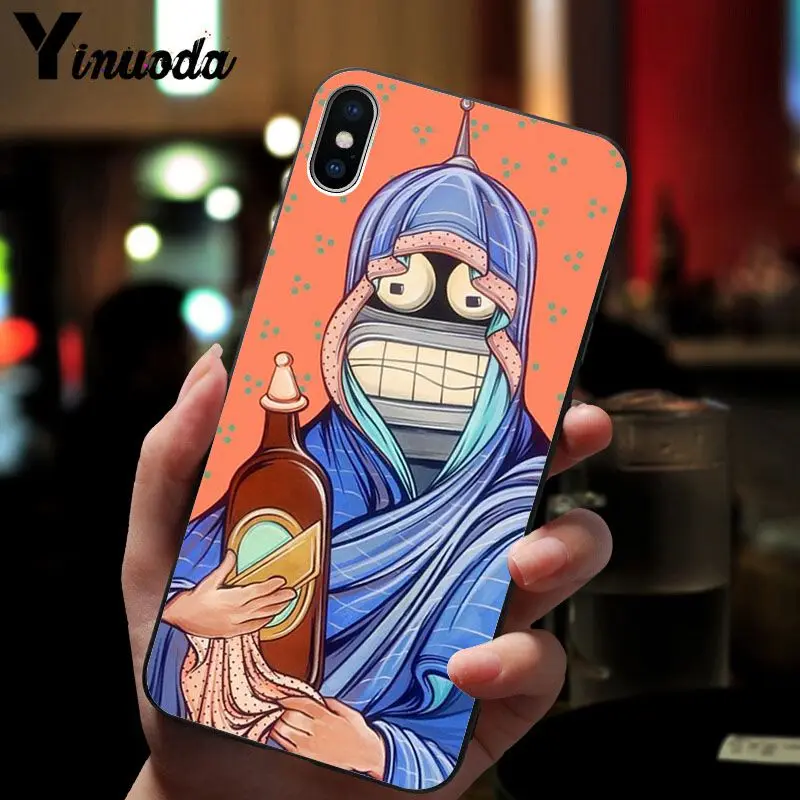 11pro MAX Futurama Bender Bite My Shiny рукоделие принт рисунок чехол для телефона чехол для iPhone 8 7 6S Plus X XS MAX 5 5S SE XR чехол