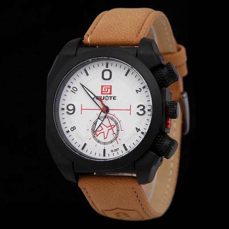 

Sloggi Unique Design Mens Watch Square Header Men's Military Watch Outdoor Sports Belt Quartz Watch Reloj Hombre Digital
