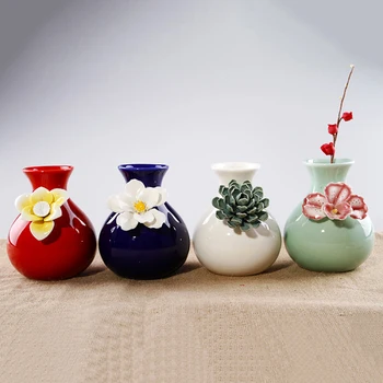 

4 color optional, Modern minimalist ceramic vases, ball vase, flower pot, Fashion Handmade office Porcelain Vase Home Decor