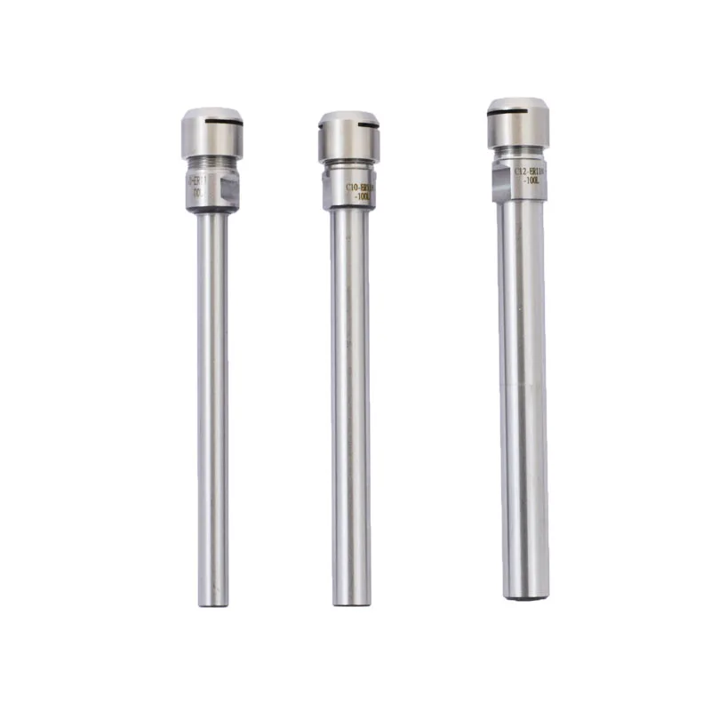 

1pcs CNC straight handle lengthening rod, C8-ER11MS C10-ER11MS C12-ER11MS 100L 150L