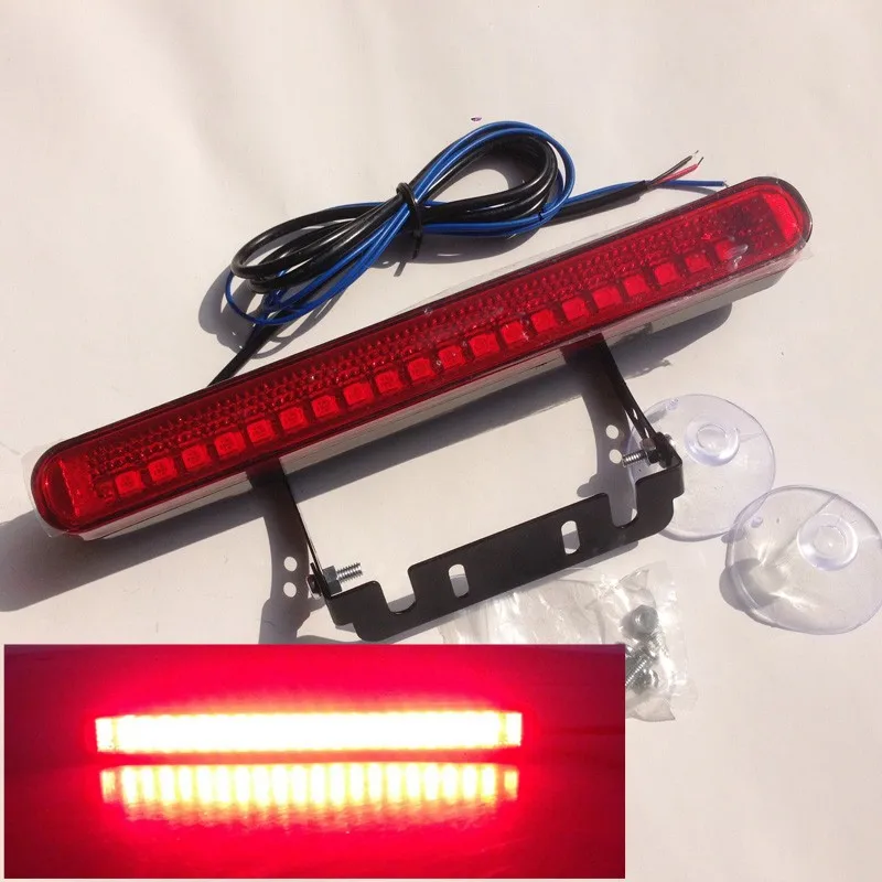 

Red flashing 20 Led Universal Car Autos Third 3rd brake signal light 12v Brake Stop strobe warning Rear tail light fog lamp 12v