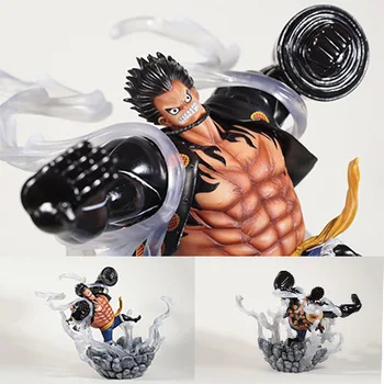

11" Anime One Piece Gear Fourth Luffy Monkey D Luffy SC Scultures Gear 4th Luffy 28CM PVC One Piece Action Figure Heroes Model