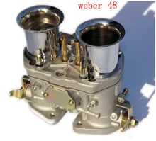 Carb weber 48 IDF Carburetor with Chrome air horns with FAJS brand