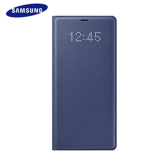 Best Price Samsung Galaxy Note 8 Note8 LED View Wallet Cover Original Flip Case Shockproof Luxury Cases and Covers 360 Cute Accessories