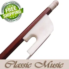 Pernambuco смычок для скрипки в стиле барокко с белой вольной кости лягушка(4/4), хороший сбалансированный и быстрый ответ Горячая