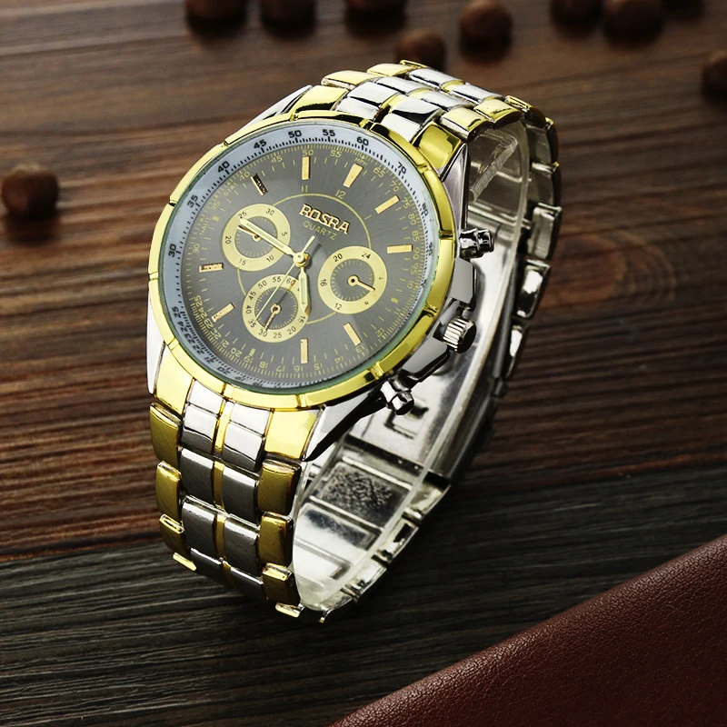 Новые мужские часы из нержавеющей стали, деловые часы, кварцевые повседневные Модные мужские Роскошные элегантные наручные часы, saati relogio masculino