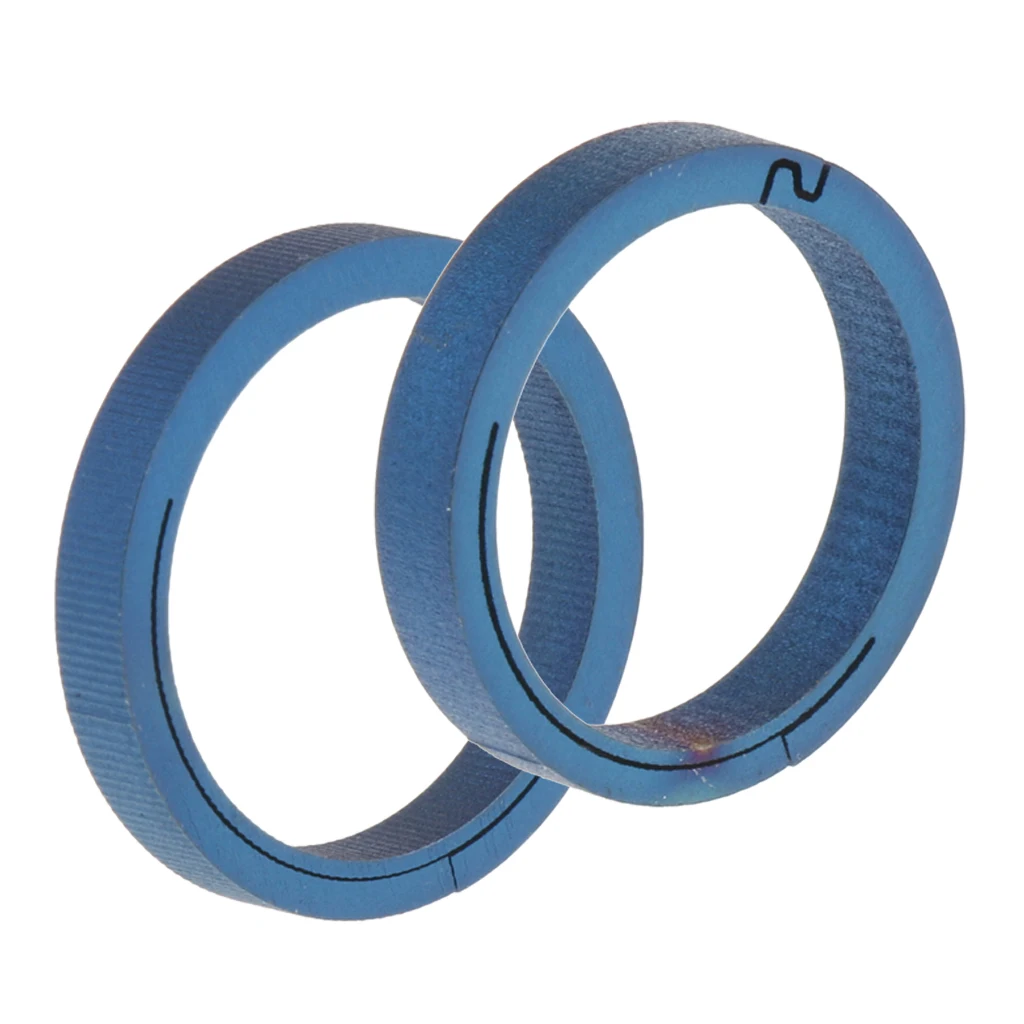 

2 Pieces Titanium Spring Keychain Buckle Clip Round Hook Key Chain Carabiner for Camping Hiking Travel