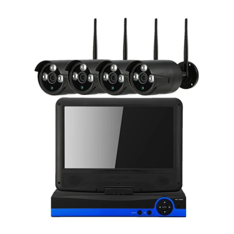 

CWH 4CH IR HD Home Security Wireless LCD NVR IP Camera System 960P CCTV Set Outdoor Wifi Cameras Video NVR Surveillance CCTV KIT