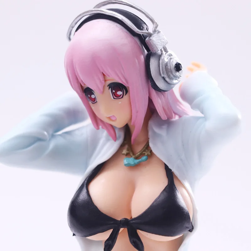 Японские популярные купальники Super Sonico сексуальный купальник бикини ПВХ фигурка