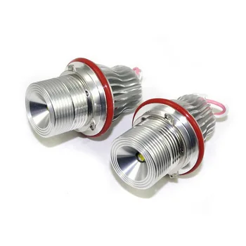 

2Pcs/Set CREE Chip LED Halo Angel Eyes LED MARKER Bulb 7000K silver 10W FOR BMW E39/E64/E60/E66/E83/E87