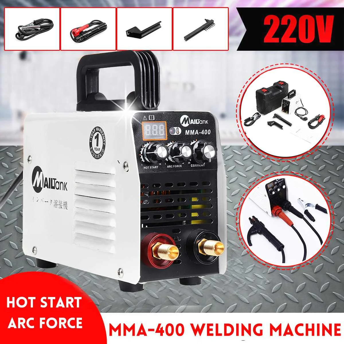 

Digital Display IGBT Inverter Welder Hot Start MMA 220V Mini Arc Welder Welding Machine Tools for Welding Working Power Tools