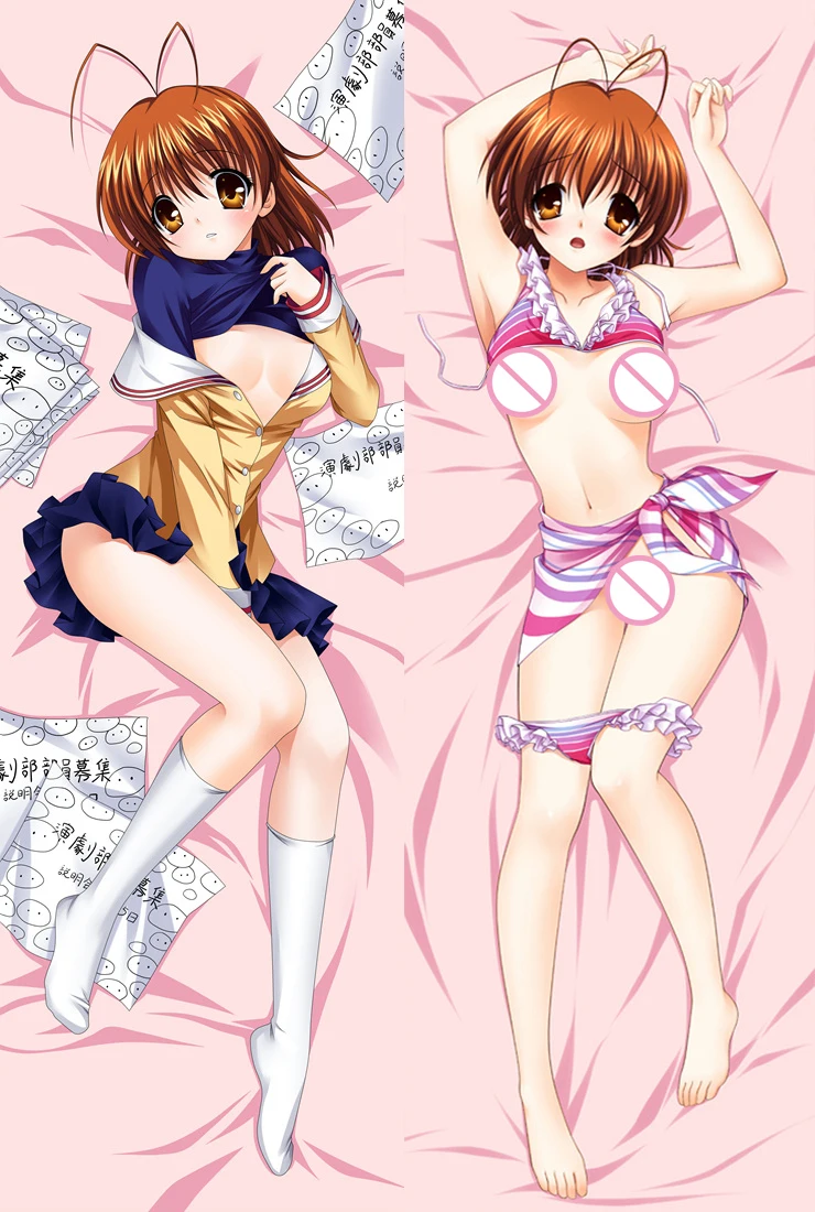 Наволочка с аниме CLANNAD персонажи сексуальная девушка Furukawa Nagisa otaku Dakimakura наволочка