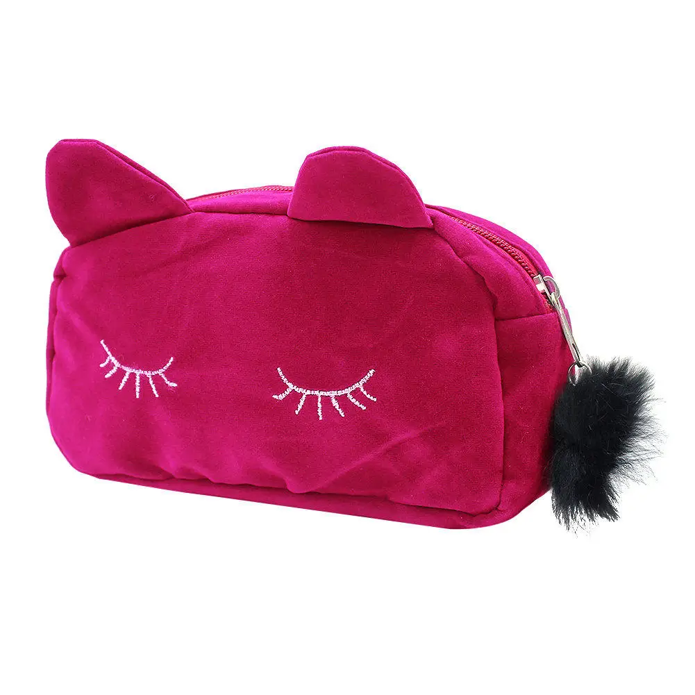 

New 1 BIG Kawaii Cartoon Cat Pen Pencil Case Bag Makeup Bag Holder Pouch Pencilcase Stationery Store School Tools 19.8*5.4*12cm