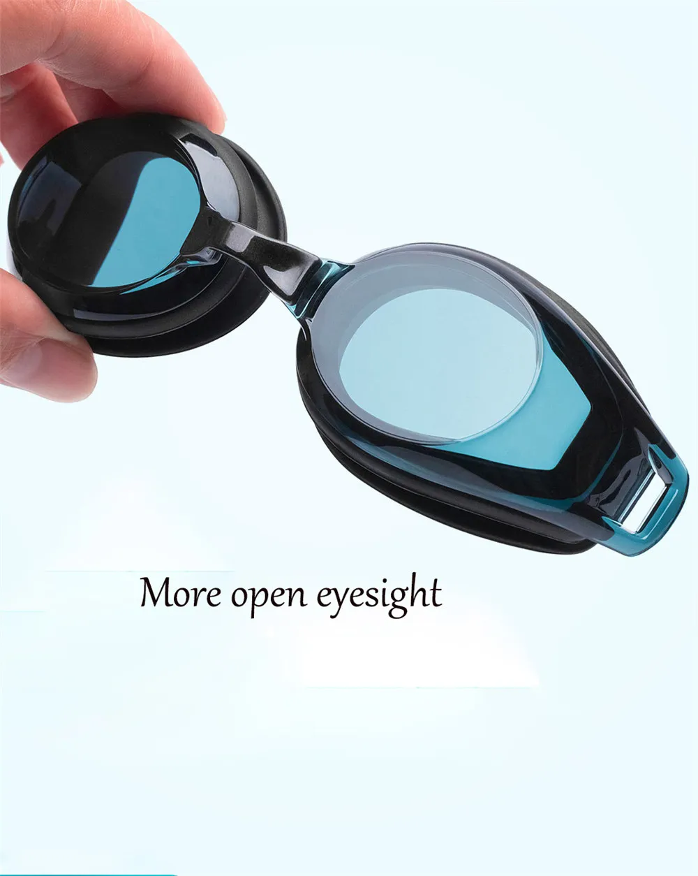 Xiaomi TS, очки для плавания для взрослых, противотуманные, HD, водонепроницаемые, сменные, носовая оправа, широкоугольные очки для мужчин и женщин