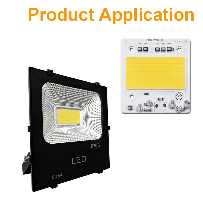 

COB LED Chip 100W 50W 30W 20W 10W Smart IC No Need Driver LED SMD Beads FOR Floodlight Spotlight outdoor lamp