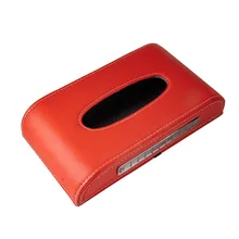 Автомобильная коробка для салфеток, держатель для салфеток из искусственной кожи, прямоугольный держатель для салфеток с отображением номера телефона