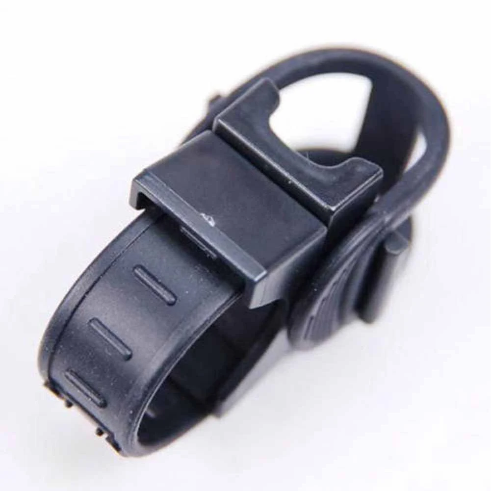 Cheap Bicycle Light Holder Bike Lantern Bracket Flashlight Torch Mount Clamp Lamp Clip Cycling LED Lights Device Bicycle Parts 5