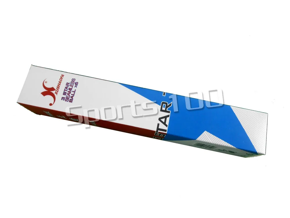 6x XUSHAOFA 3-نجوم الأبيض 40 + تنس الطاولة كرات ل بينغبونغ