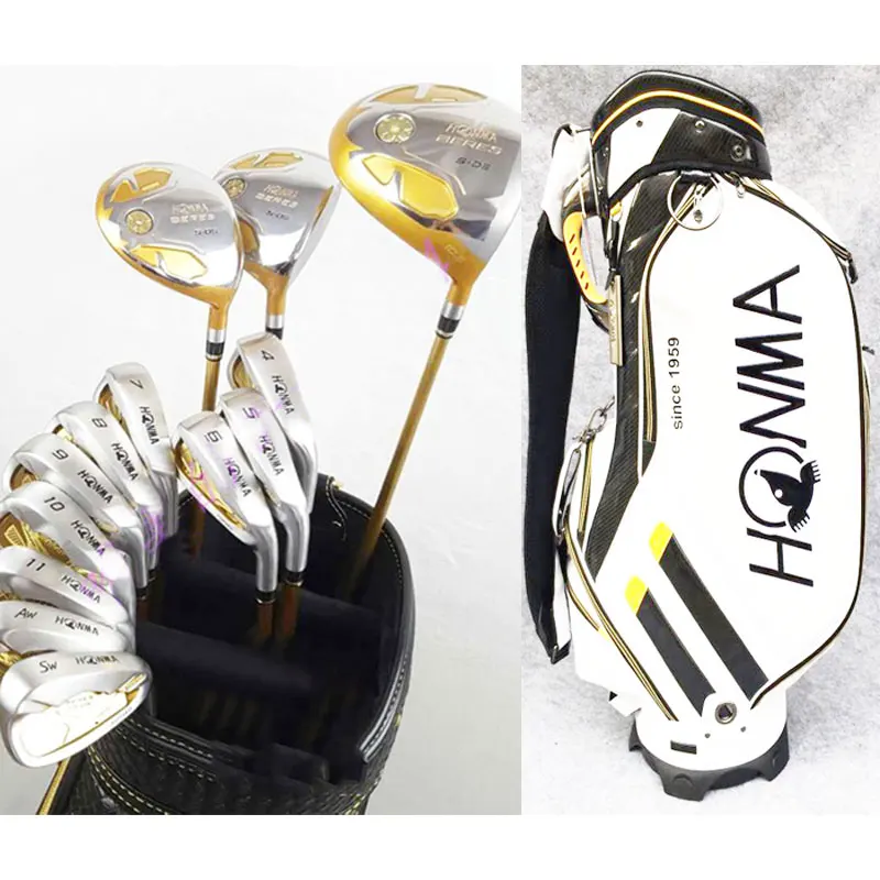 New Golf club HONMA S-05 4 Golf complete clubs Driver+fairway wood+irons+putter+bag graphite shaft freeshipping