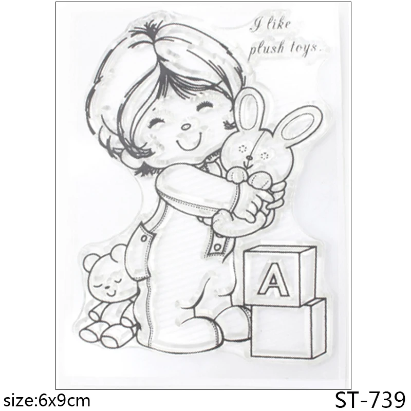 

AZSG Lovely Baby Clear Stamps For DIY Scrapbooking Decorative Card making Craft Fun Decoration 6*9cm
