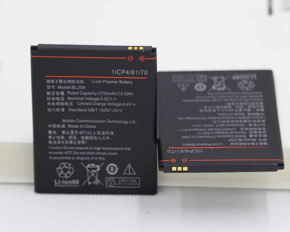 5 шт./лот 2750 мАч BL259 для Lenovo Lemon 3 3S K32C30 K32c36 Vibe K5/ K5 Plus / A6020a40 A6020 a40 A 6020a40 внутренняя