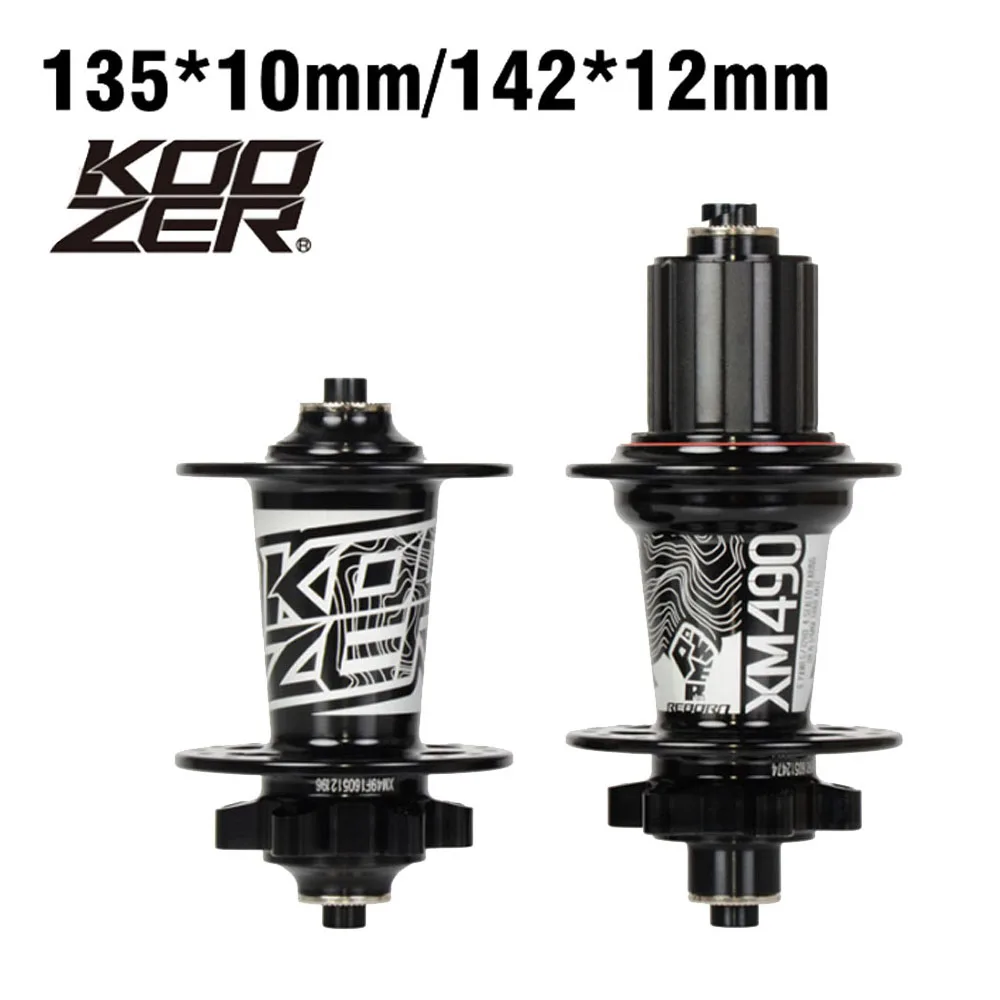 Ступицы Koozer XM490 4bearing MTB горный велосипед ступица задняя 10*135 мм QR 100*15 12*142 Thru 32