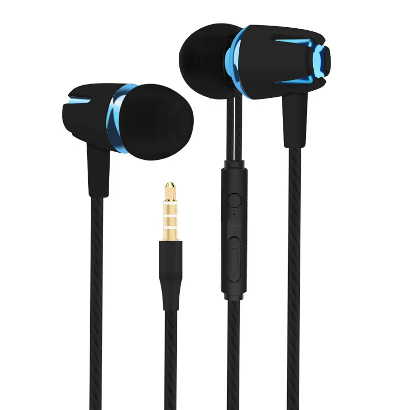

-VPB S9 Plating Android Smart Phone Earphone Line Control Tuning Universal In-Ear Mobile Phone Headset For Xiaomi/Huawei