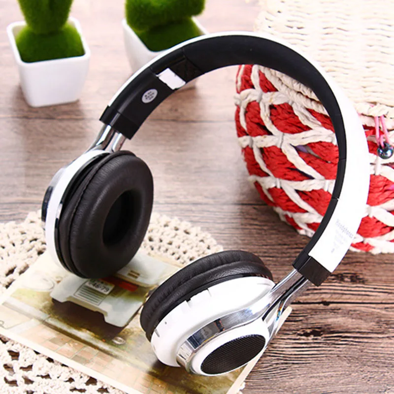 DOITOP складные беспроводные стерео Bluetooth наушники светодиодный флеш спорт HIFI MP3 Музыка гарнитура наушники Поддержка FM TF карты O5 - Цвет: White
