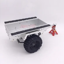 1/10 масштаб цельнометаллический буксировочный прицеп с подвеской листьев для WRANGLER AXIAL SCX10 RC4WD D90