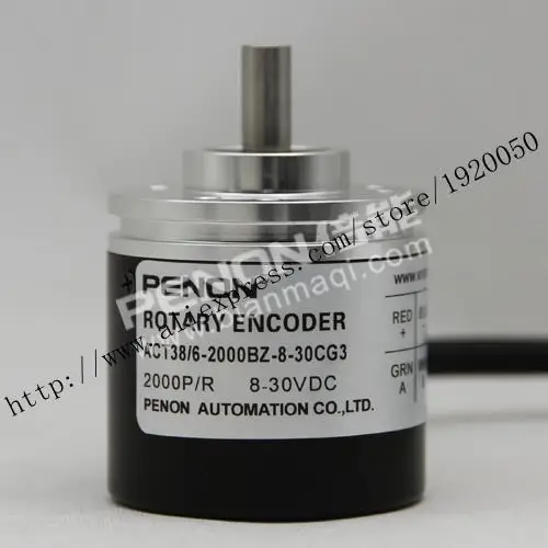 

The stable performance ACT38 / 6-2000BZ-8-30CG3 rotary pulse encoder shaft diameter 6mm 2000