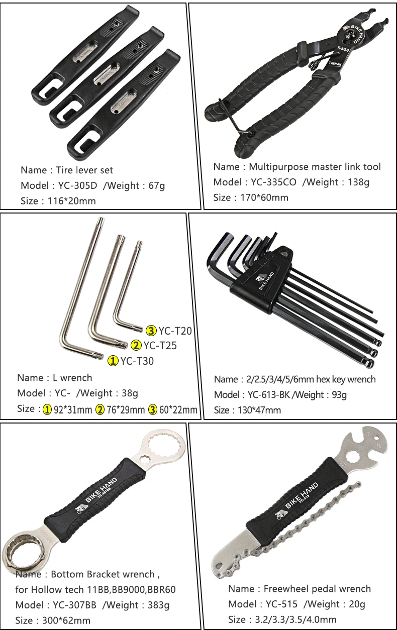 Многофункциональный набор инструментов для ремонта велосипеда, профессиональная коробка для инструментов для велосипеда, набор ключей с шестигранной отверткой, инструменты для ремонта MTB