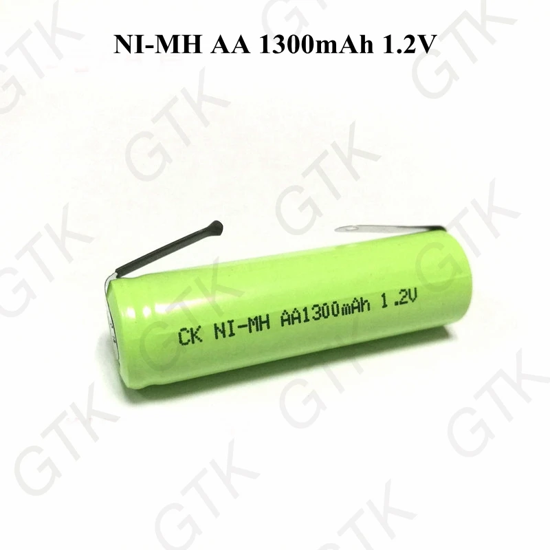 

10pcs 1.2v aa ni-mh 1300mah rechargeable battery nimh 1.2v aa batteria for electric barber scissors electric shaver battery
