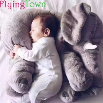 

60CM Placarders pillow Large Plush Elephant Toy Kids Sleeping Back Cushion Elephant Doll Baby Doll Birthday Gift Holiday Gift