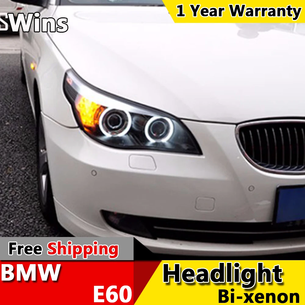 Wins lighes for BMW E60 520 523 525 530 Headlights 2004 2010 E60 LED