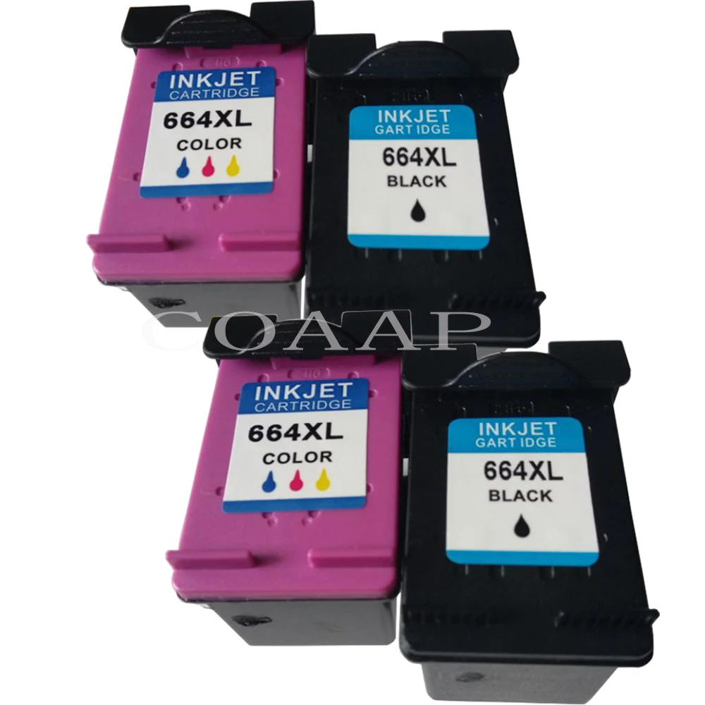 

Refilled ink cartridge for hp664 Deskjet 2600 5000 5200 series New Printer