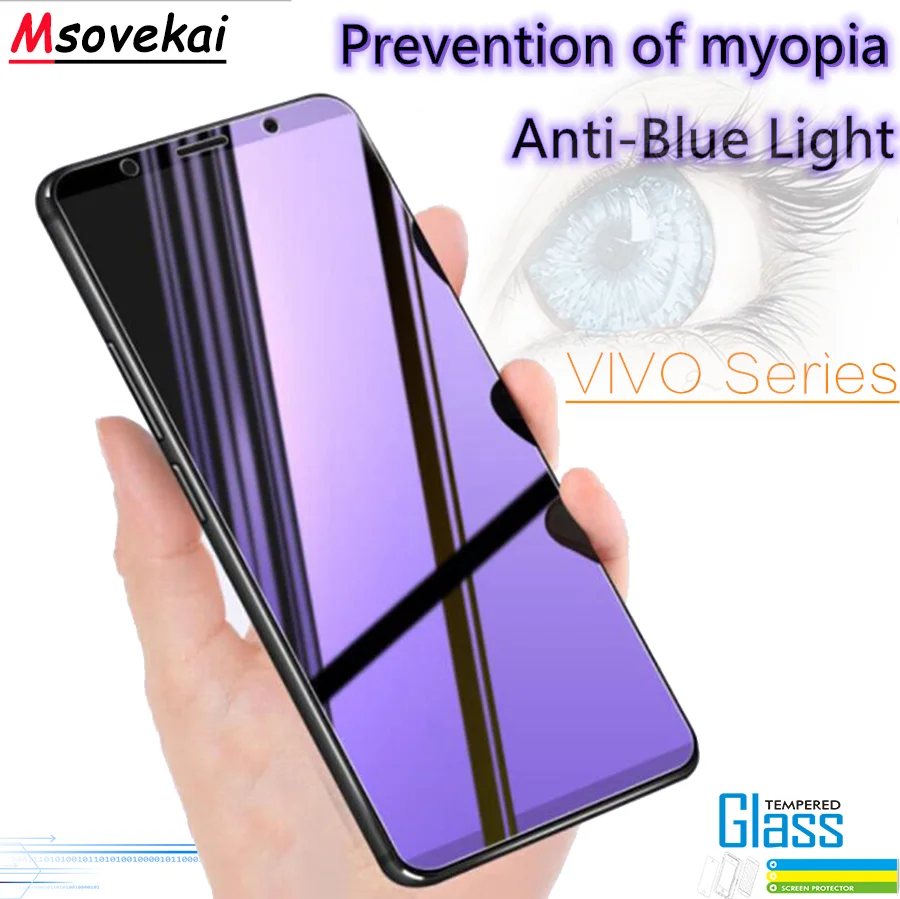 Закаленное стекло для VIVO Y85 V9 Youth Y79 Y75 V15 Pro Y91i Y93 Y95 V7 Plus Защитная пленка экрана с